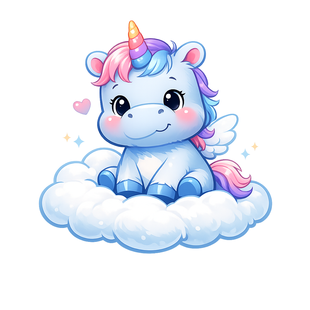 Hipek Jednorożec na chmurce